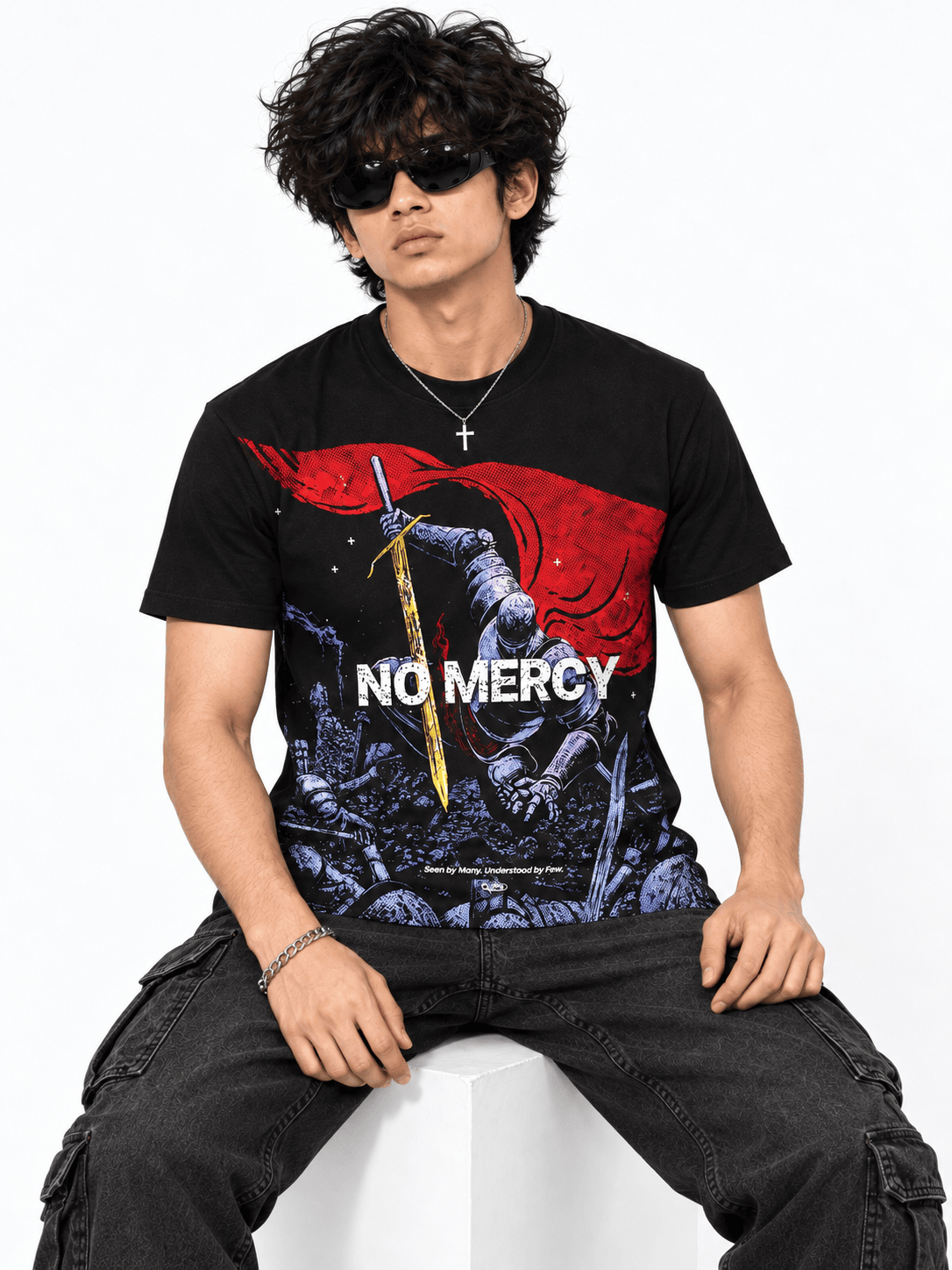 Deez Prints No Mercy Regular Tee — REGULAR
