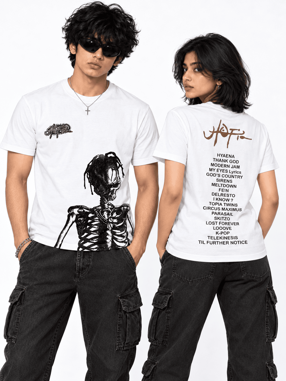 Deez Prints UTOPIA Skeleton Regular Tee — REGULAR