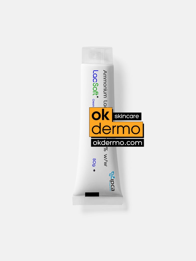 12 Lactic Acid (Ammonium Lactate) Cream Lacsoft® 50g OKDERMO®