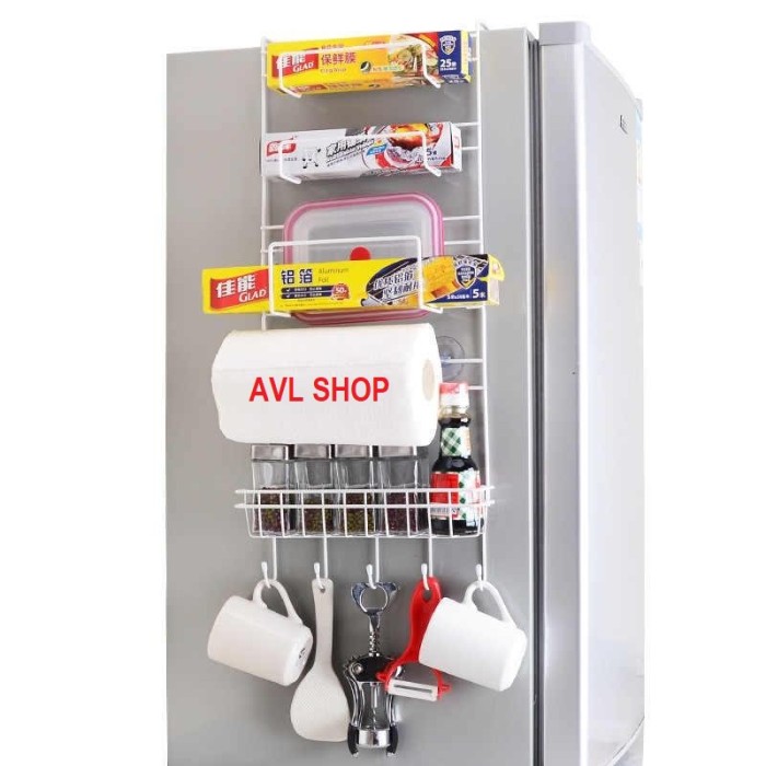 Jual Rak Samping Kulkas - Rak Gantung Kulkas- Rak Kulkas - Rak