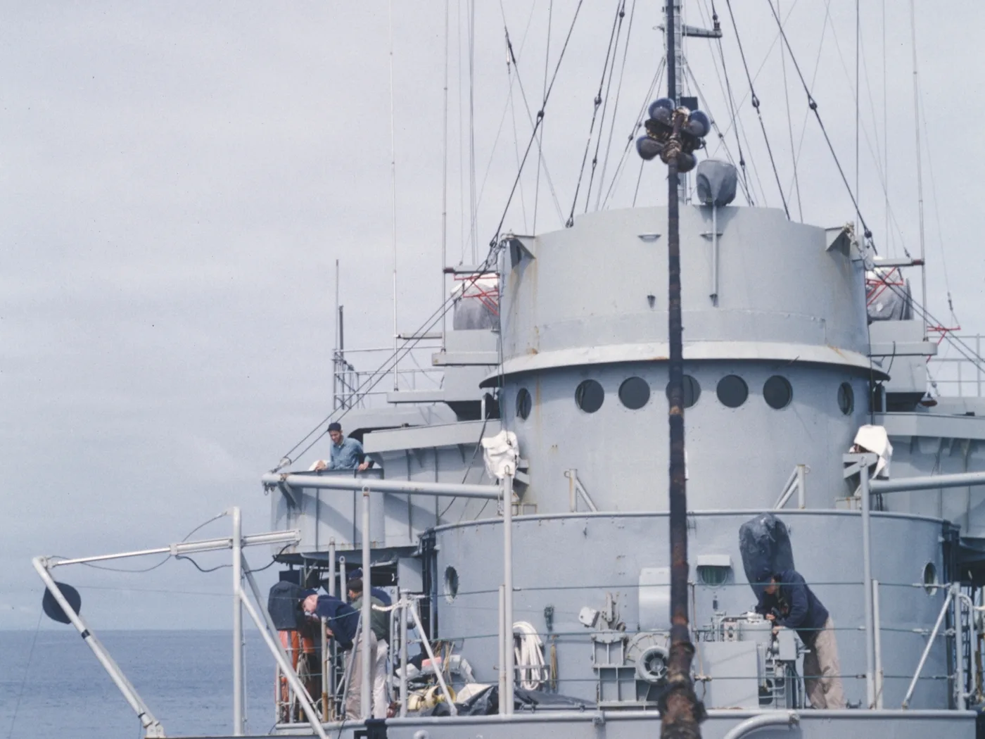 An image of Oceanographic operations on the Coast and Geodetic Survey Ship PIONEER by @noaa on unsplash.