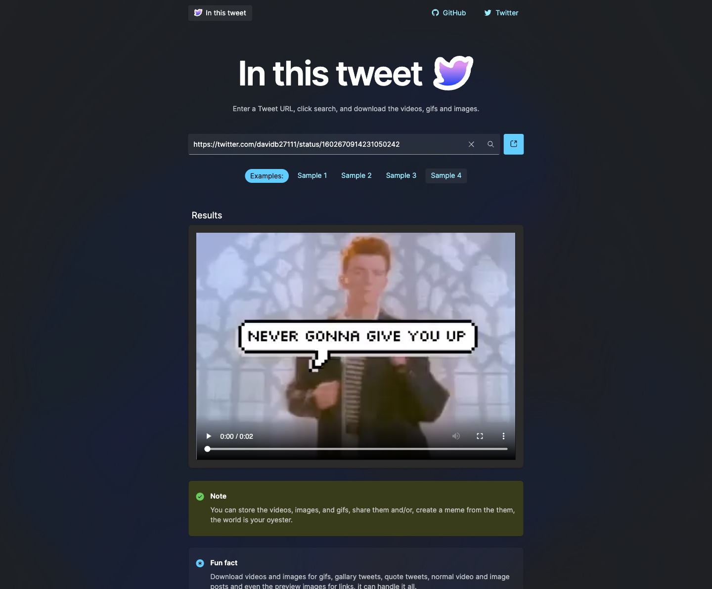 The banner for 'inthistweet.app'. It has the In This Tweet logo offset left by a small amount, with the text 'inthistweet.app' in the center.