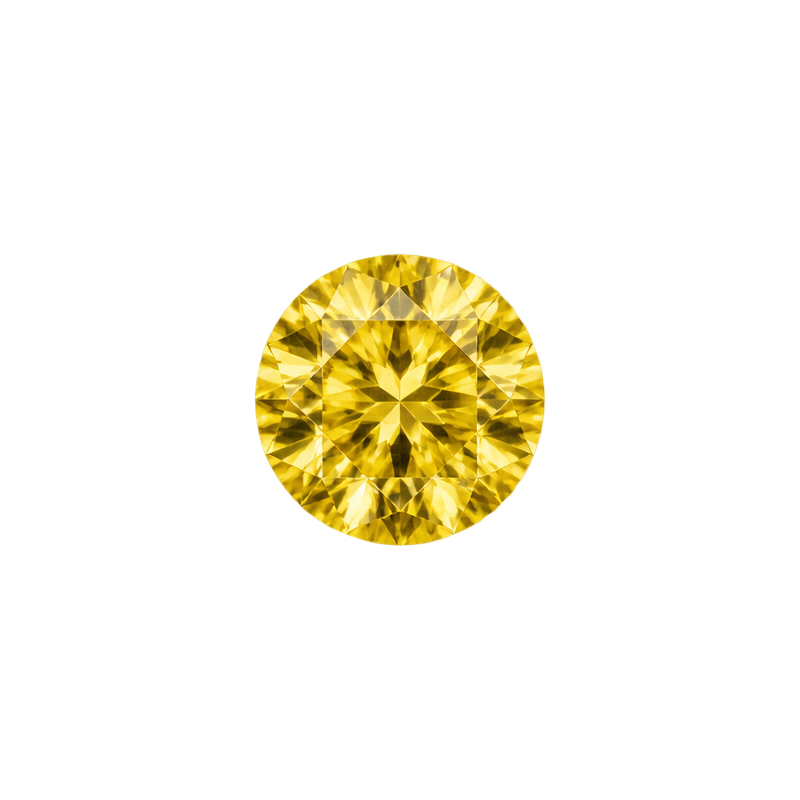 Yellow colored gemstones collection