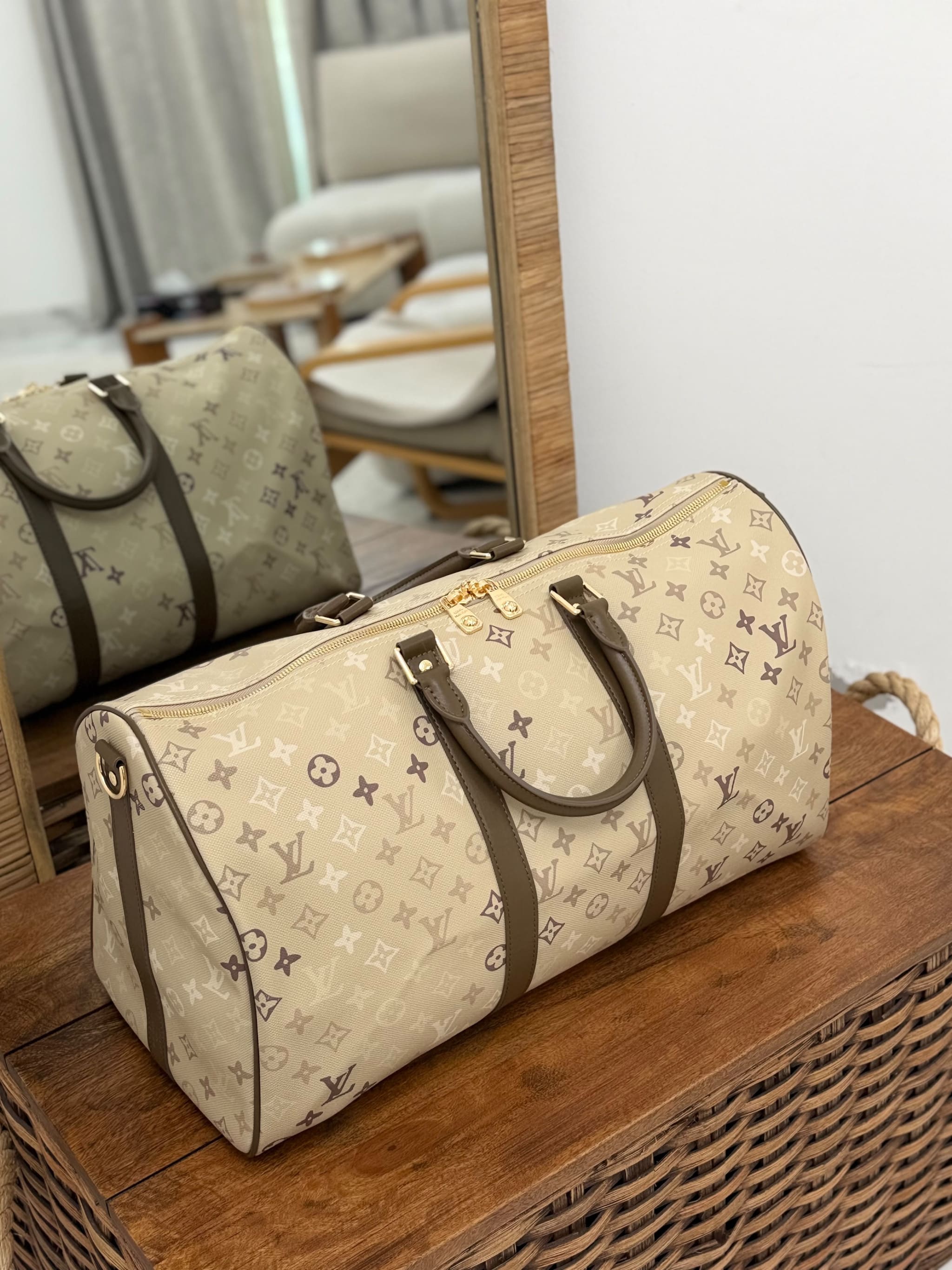 Monogram Travel Duffle Bag