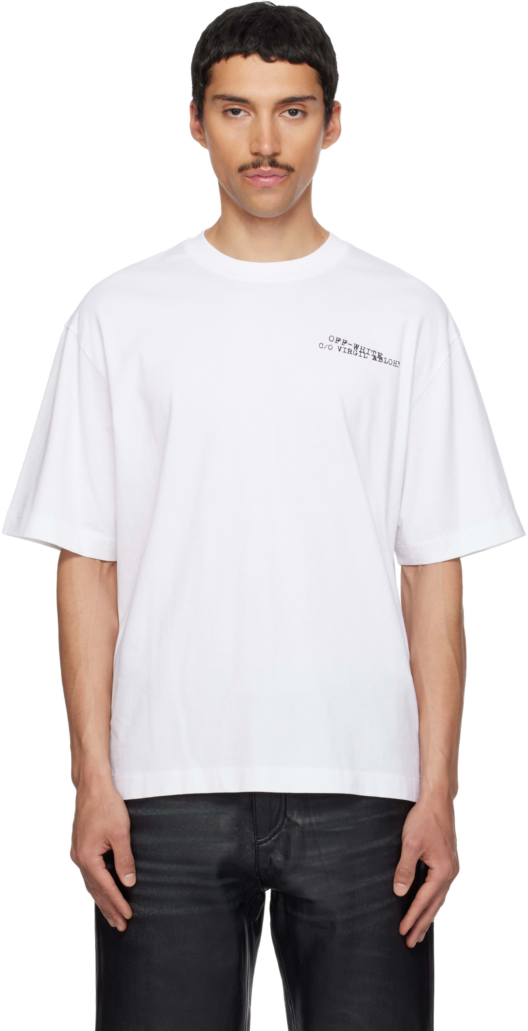 Off-White Graphic Print Oversized T-Shirt