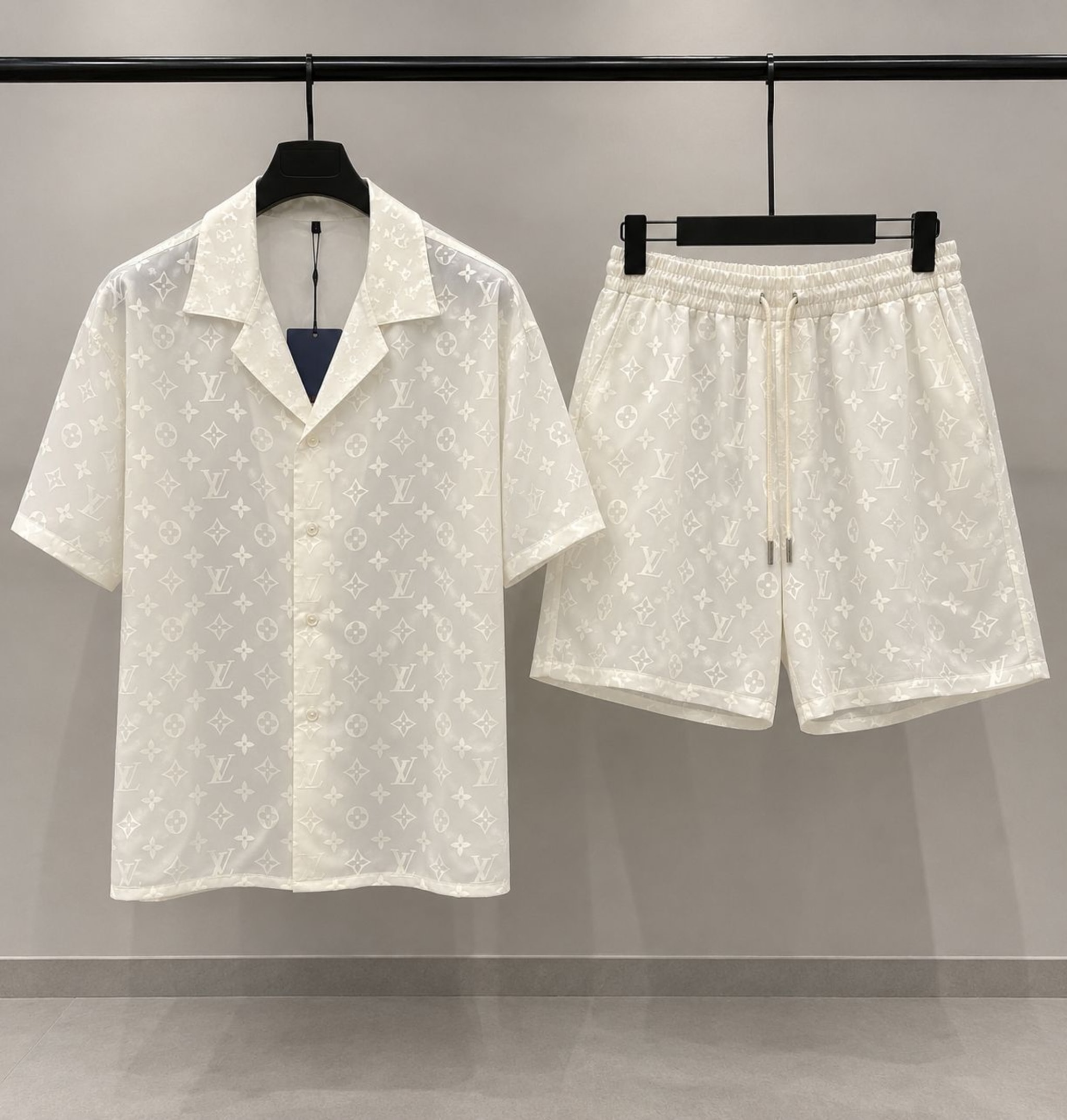 Louis Vuitton Monogram Shirt & Shorts Set