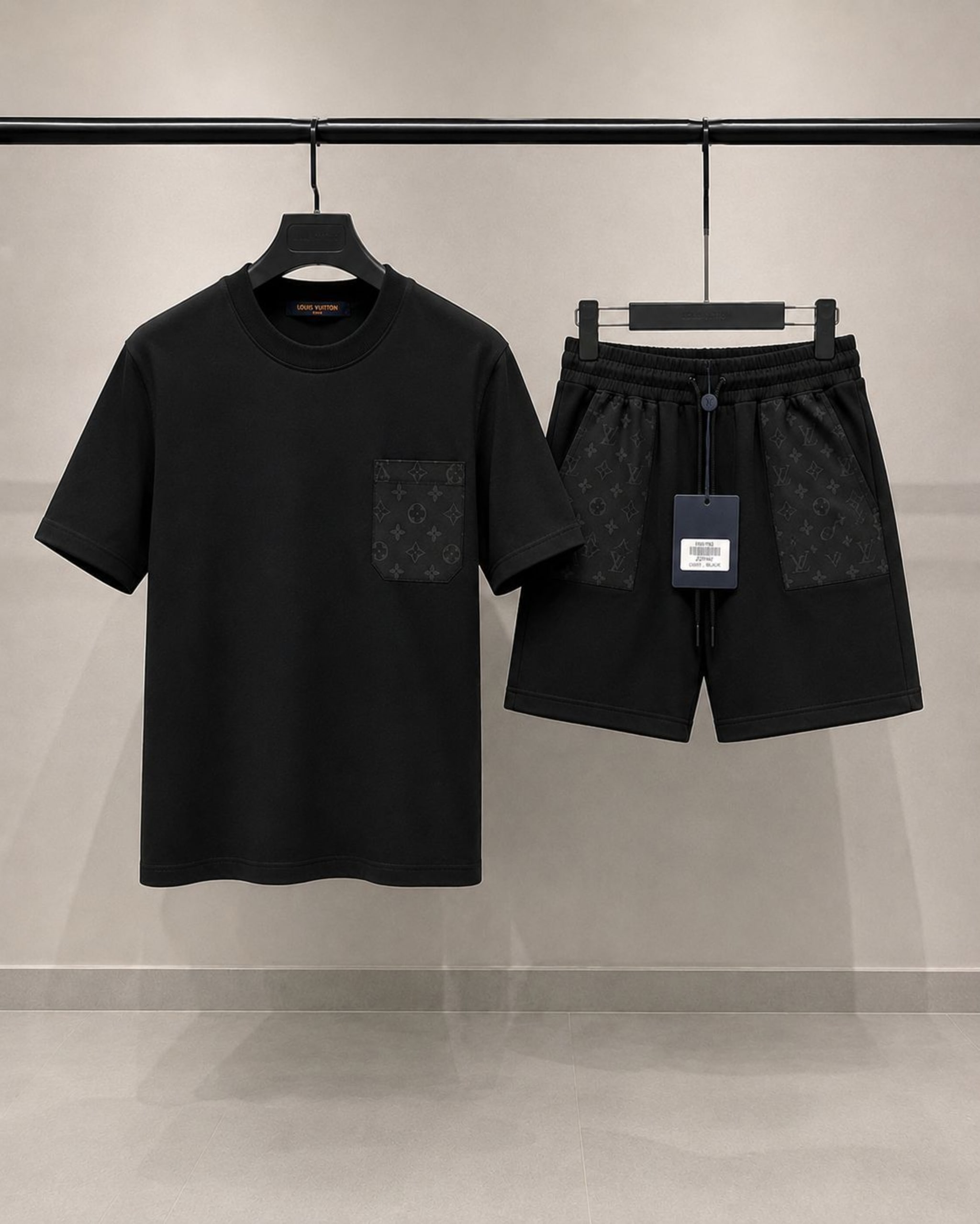 Louis Vuitton Monogram Pocket T-Shirt & Shorts Set