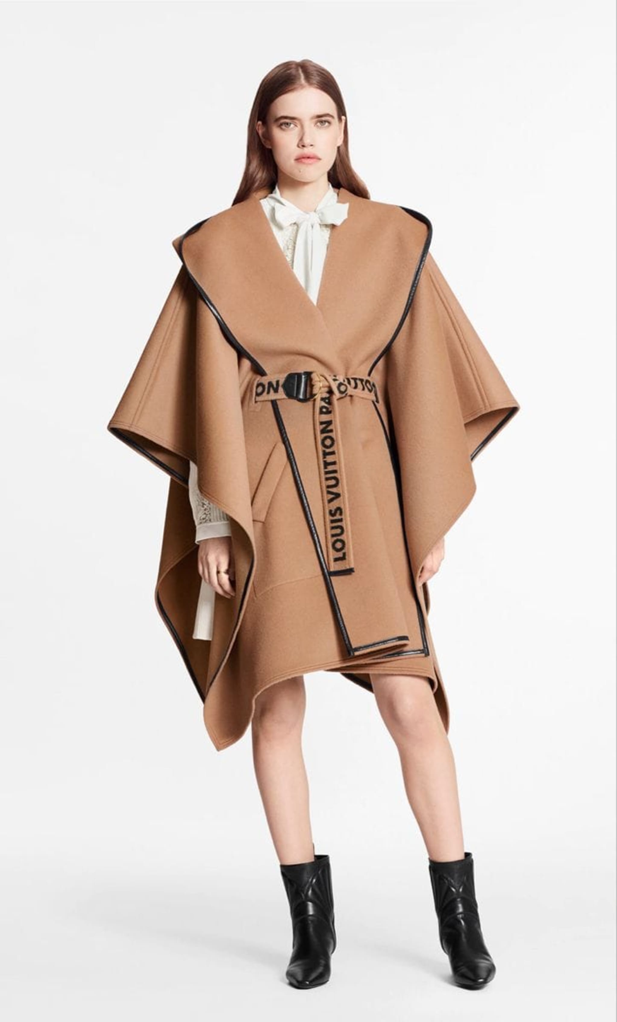 Louis Vuitton Belted Cape Coat