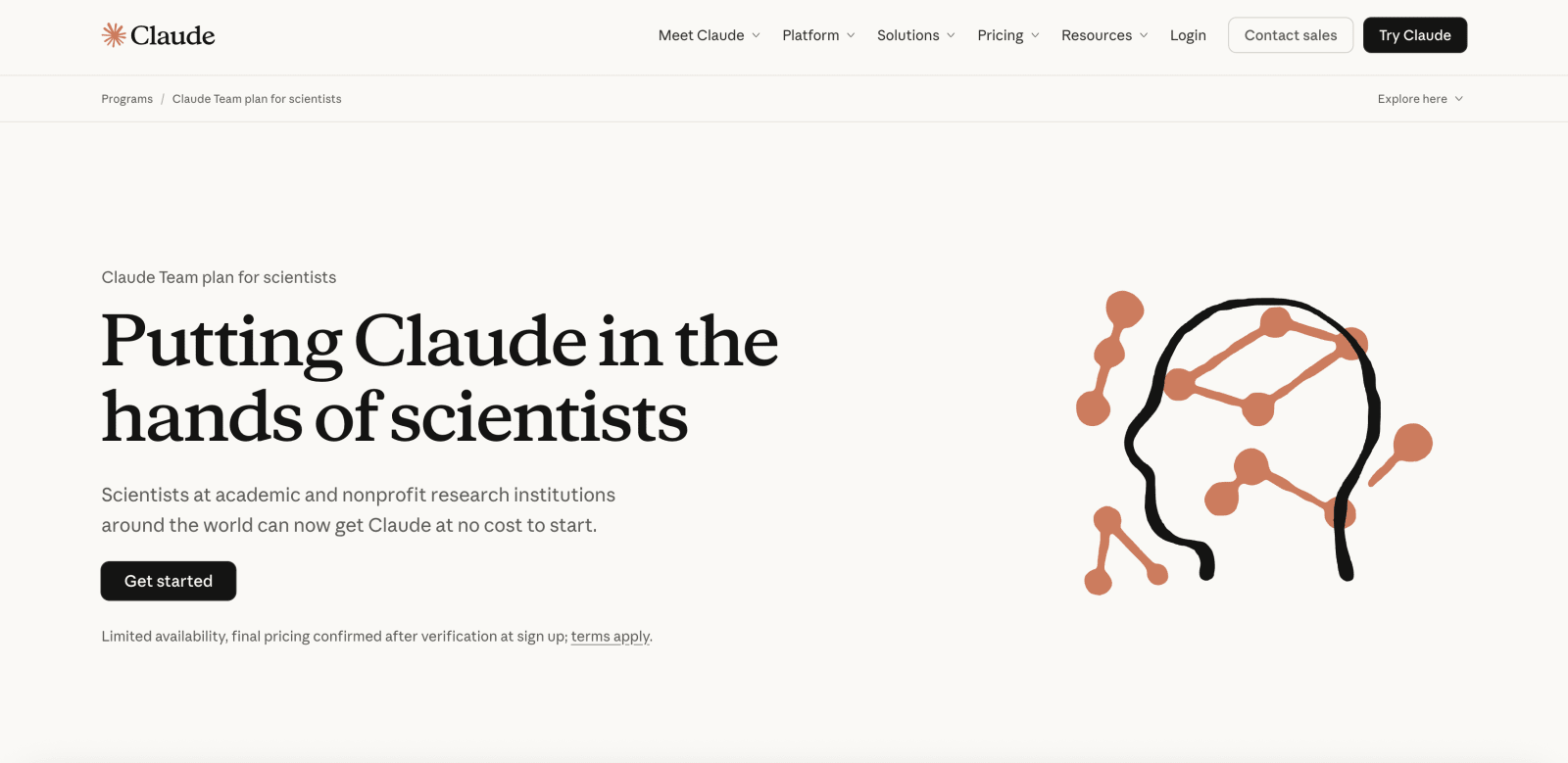วิธีการสมัคร Claude Team plan for scientists สำหรับอาจารย์และนักวิจัย