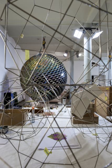 At Studio Olafur Eliasson, Enlightenment sphere