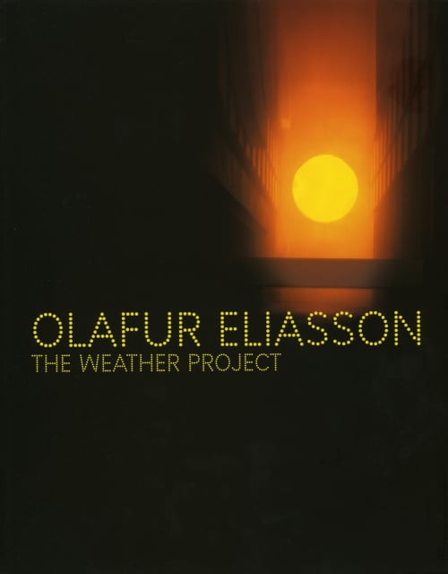 Cover from Olafur Eliasson: The Weather Project, edited by Susan May, London 2003