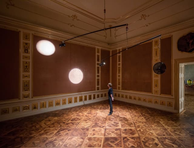 Double light ventilator mobile, 2003 - The Winter Palace of Prince Eugene of Savoy, Vienna 2015 - Photo: Anders Sune Berg