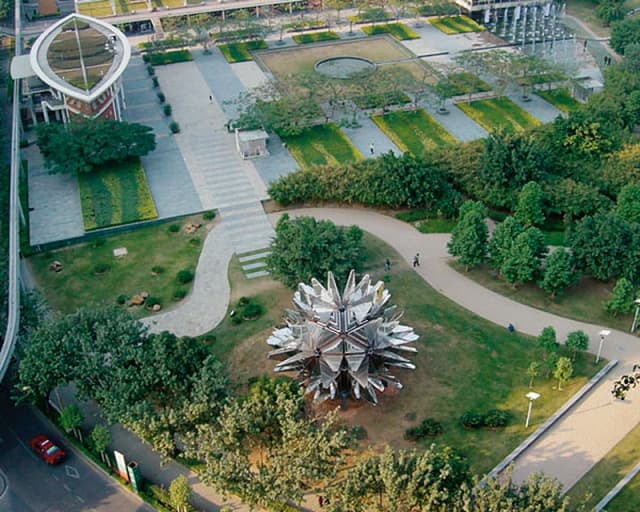 Flower pavilion