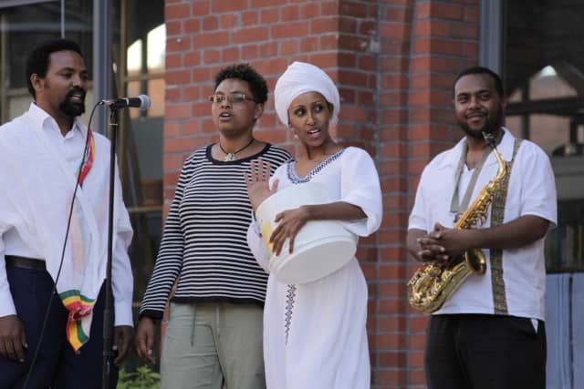 Grey Sheep with Mihret Kebede, Abebaw Melaku, Jorga Mesfin, Misrak Terefe & Eric Ellingsen - Studio Olafur Eliasson, 2014 - Photo: María del Pilar García Ayensa / Studio Olafur Eliasson