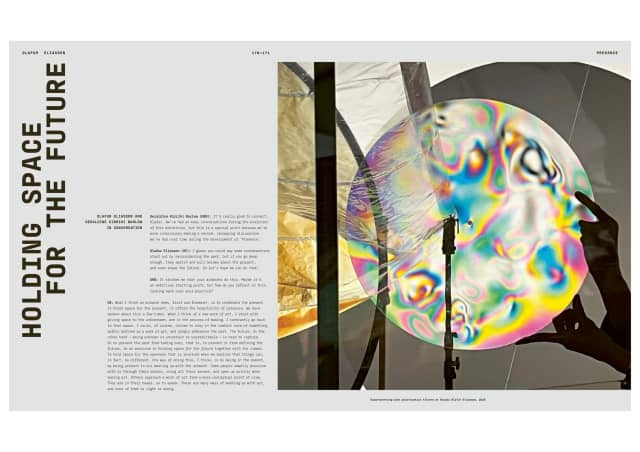 Holding Space for the Future: Olafur Eliasson and Geraldine Kirrihi Barlow in Conversation