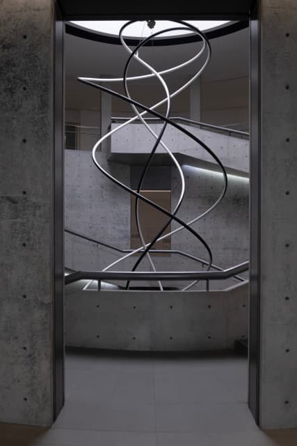 Installation view of Atmospheric Column - He Art Museum in Foshan, China – 2023 - Photo: Hubert Wang