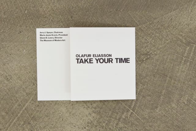 Invitation for Take Your Time, Museum of Modern Art and P.S.1 Contemporary Art Center, New York, 200