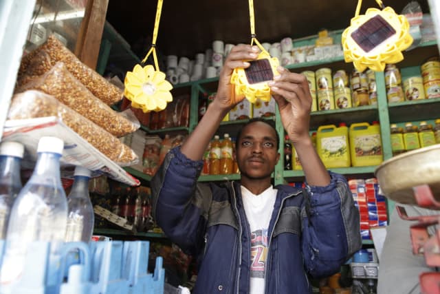 Little Sun, 2012 - Addis Ababa, 2012 - Photo: Michael Tsegaye