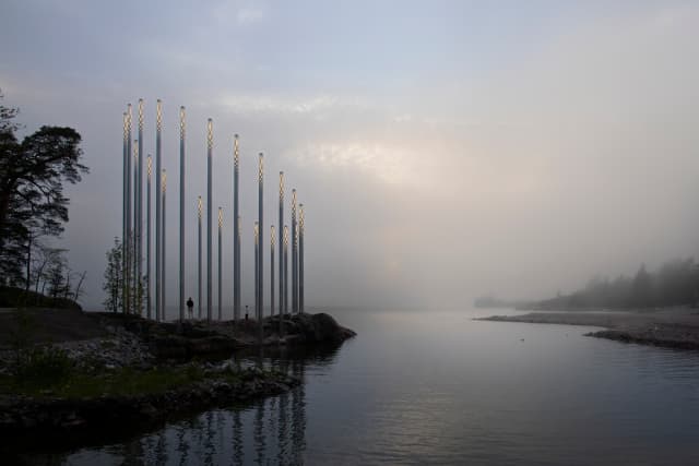 Long daylight pavilion, 2025 - Kruunuvuorenranta, Helsinki, Finland – 2025 - Photo: HAM / Maija Toivanen