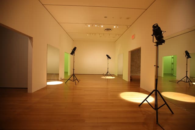 Mirror door (user), 2008 - The Museum of Modern Art, New York, 2008 - Photo: Studio Olafur Eliasson