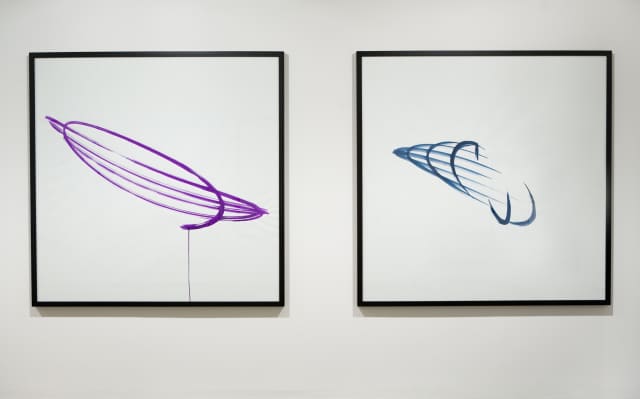 Monoaxial Berlin pendulum drawings (long), 2007 - PKM Gallery, Seoul, 2007