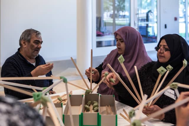 Olafur Eliasson: Green light – An artistic workshop. Co-produced by Thyssen-Bornemisza Art Contemporary. Hosted by Moody Center for the Arts - Moody Center for the Arts, Houston, 2017 - Photo: Studio Olafur Eliasson / TBA21