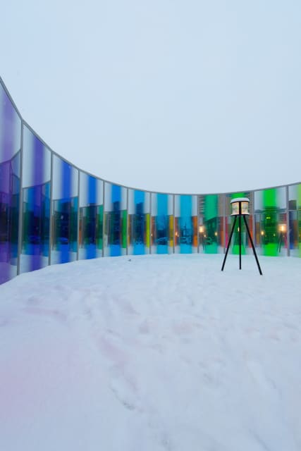 Panoramic awareness pavilion, 2013 - Des Moines Art Center, John and Mary Pappajohn Sculpture Park, Iowa, 2014 – 2013 - Photo: Rich Sanders