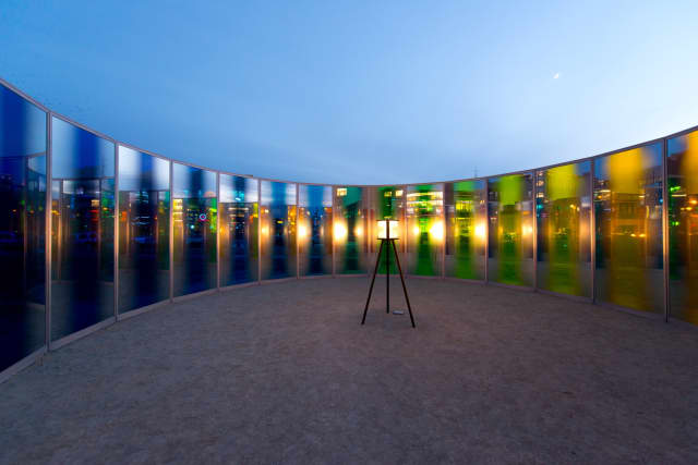 Panoramic awareness pavilion, 2013 - Des Moines Art Center, John and Mary Pappajohn Sculpture Park, Iowa, 2014 – 2013 - Photo: Rich Sanders