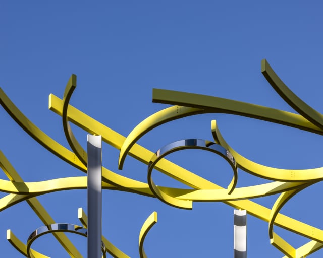 Roof for stray thoughts, 2021, detail - Quay Quarter, Sydney – 2022 - Photo: Adam Mørk