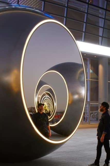 Seeing spheres, 2019 - Chase Center, San Francisco – 2019 - Photo: Matthew Millman