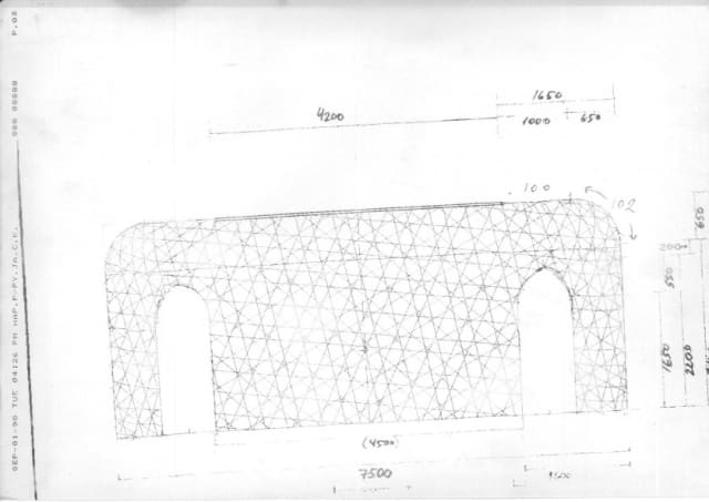 Sketch for 5-dimensionel pavillon, 1998 by Einar Thorsteinn