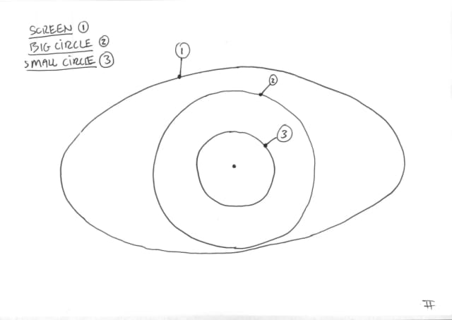 Sketch for Between inside and outside, 2008