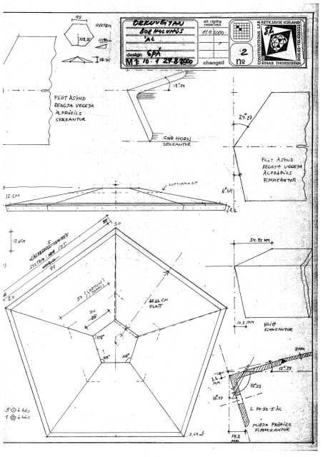 Sketch for By means of a sudden intuitive realisation by Einar Thorsteinn