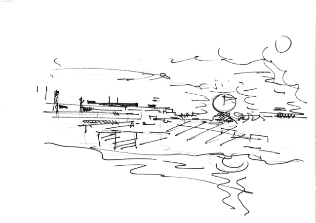 Sketch for Dnipro sunrise