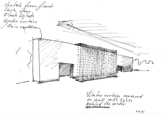 Sketch for Energetic wall, 2002