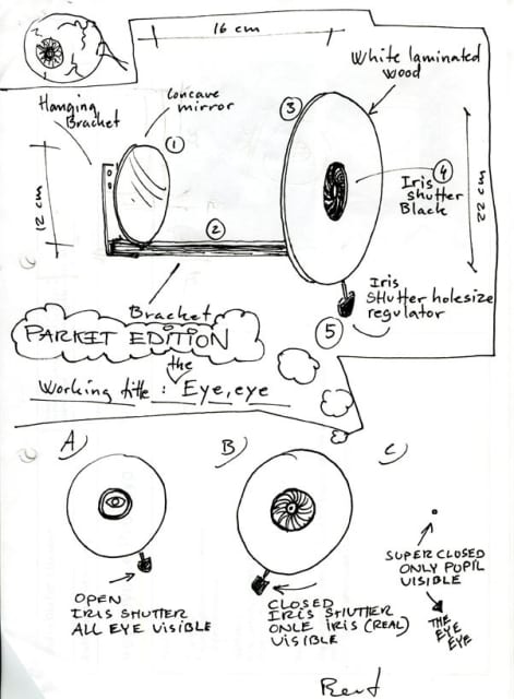 Sketch for Eye, eye, 2002