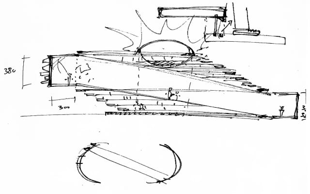 Sketch for Serpentine Gallery Pavilion