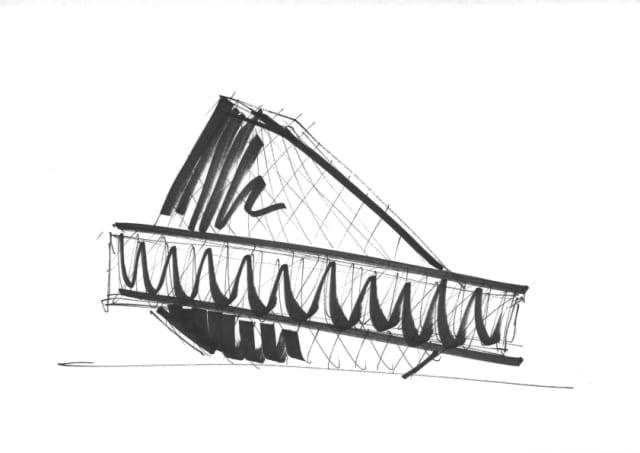 Sketch for Serpentine Gallery Pavilion