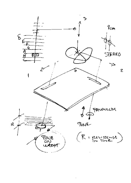 Sketch for The endless study in three dimensions, 2005