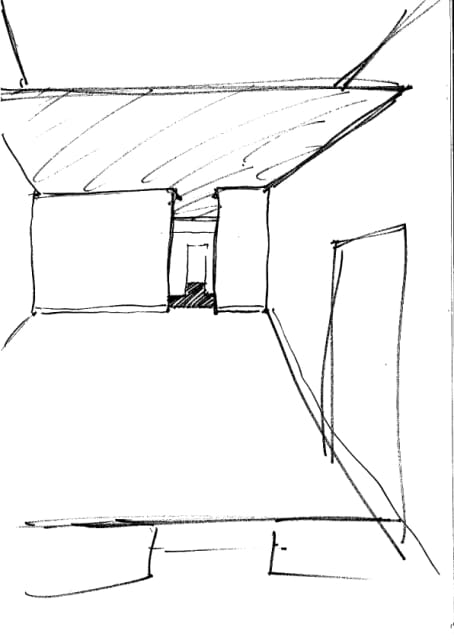 Sketch for the exhibition Olafur Eliasson: Innen Stadt Außen, 2010, Martin-Gropius-Bau, Berlin, 2010