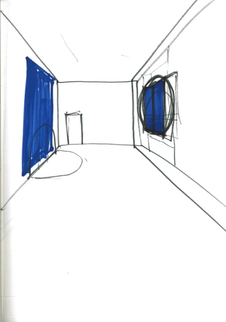 Sketch for the exhibition Your chance encounter, 2009