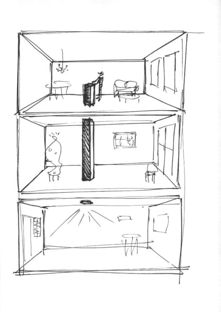 Sketch for The inner kaleidoscope, 2000