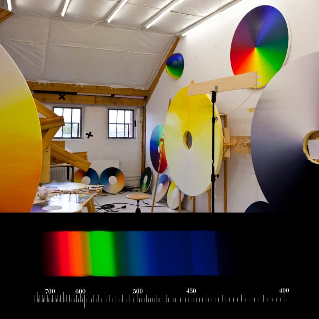 Spectroscopic experiments - Studio Olafur Eliasson, 2013 - Photo: Raphael Fischer-Dieskau / Studio Olafur Eliasson 
