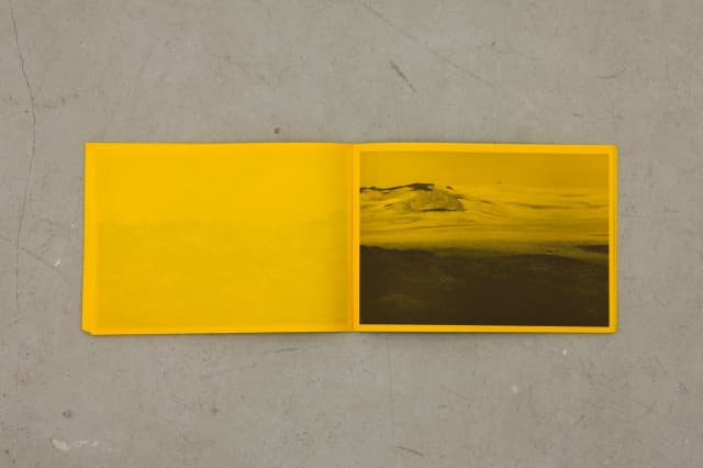 Spread from Landscapes with Yellow Background, Umeå 1998