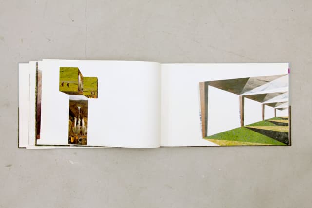 Spread from Sonne statt Regen, edited by Caroline Eggel / Studio Olafur Eliasson, Ostfildern-Ruit 2003