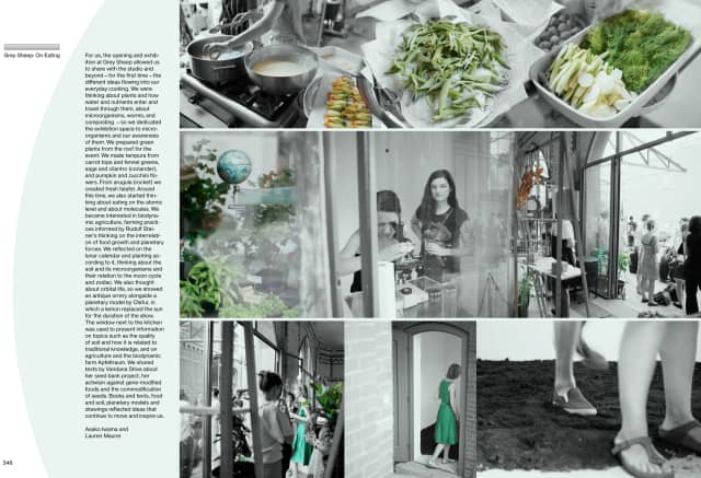 Spread from Studio Olafur Eliasson: The Kitchen, edited by Studio Olafur Eliasson, Berlin 2016