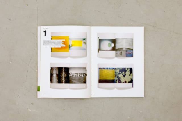 Spread from TYT (Take Your Time) Vol. 2: Printed Matter, edited by Studio Olafur Eliasson, Cologne 2009