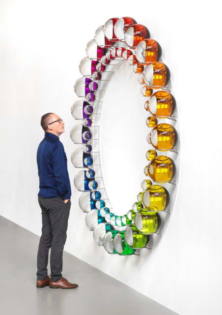 Synchronised rainbow mandala, 2023 - Studio Olafur Eliasson, Berlin  – 2023 - Photo: Jens Ziehe