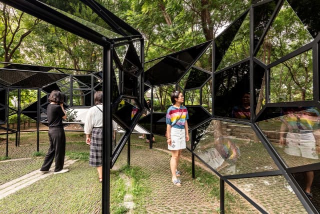 The blind pavilion, 2003 - Red Brick Art Museum, Beijing 2018 - Photo: Anders Sune Berg