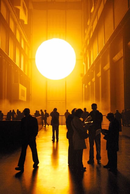 The weather project, 2003 TEST - Turbine Hall, Tate Modern London (The Unilever Series), 2003 - Photo: Ari Magg